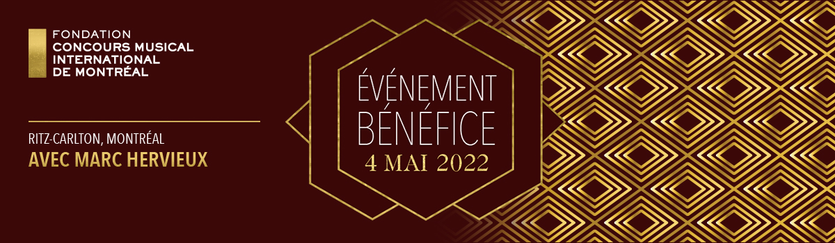 Événement-bénéfice - 4 mai 2022 - avec Marc Hervieux