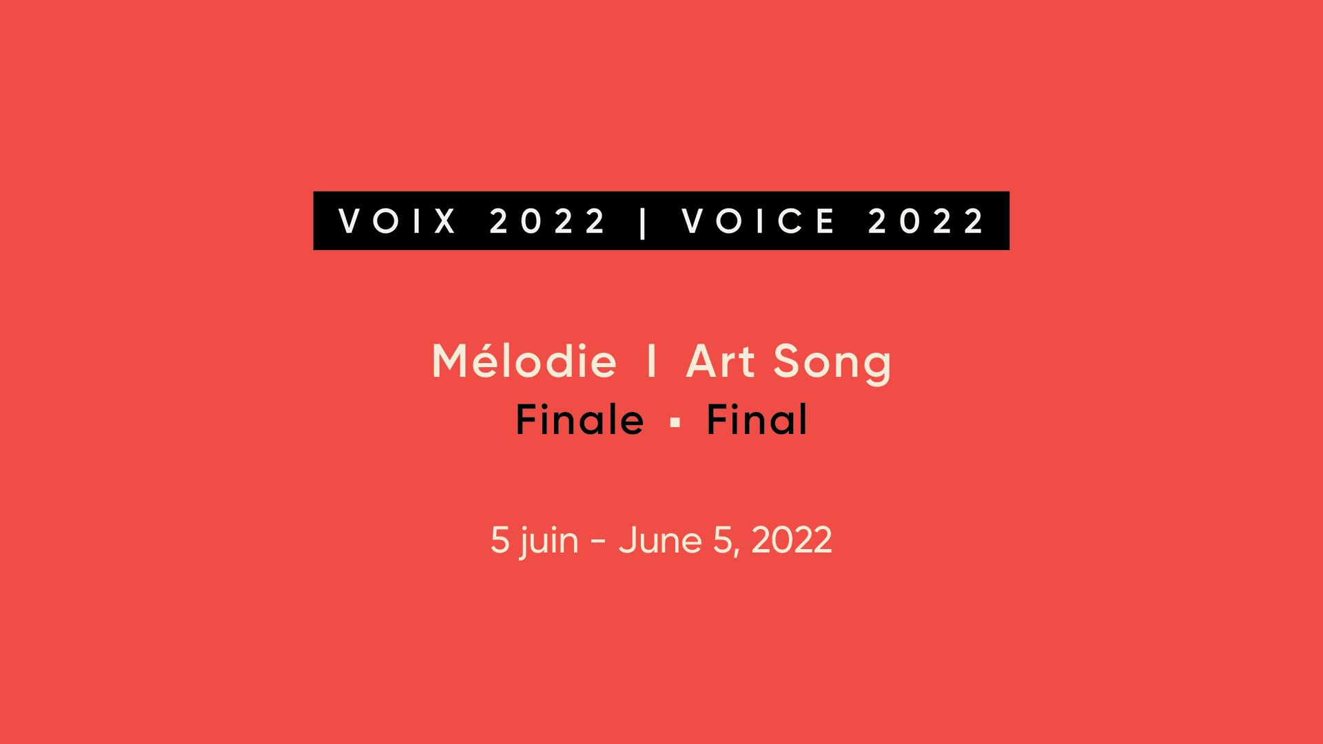 Finale Mélodie