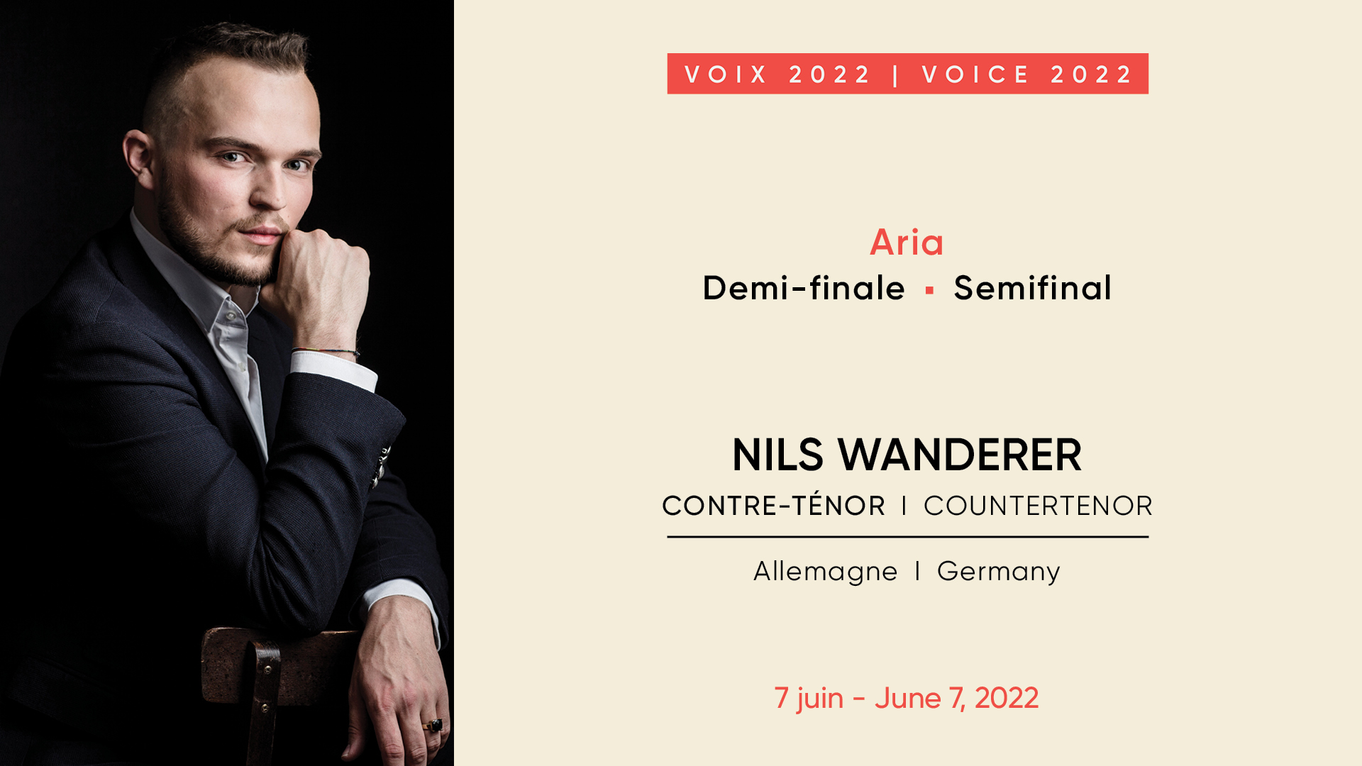 Nils Wanderer, contre-ténor