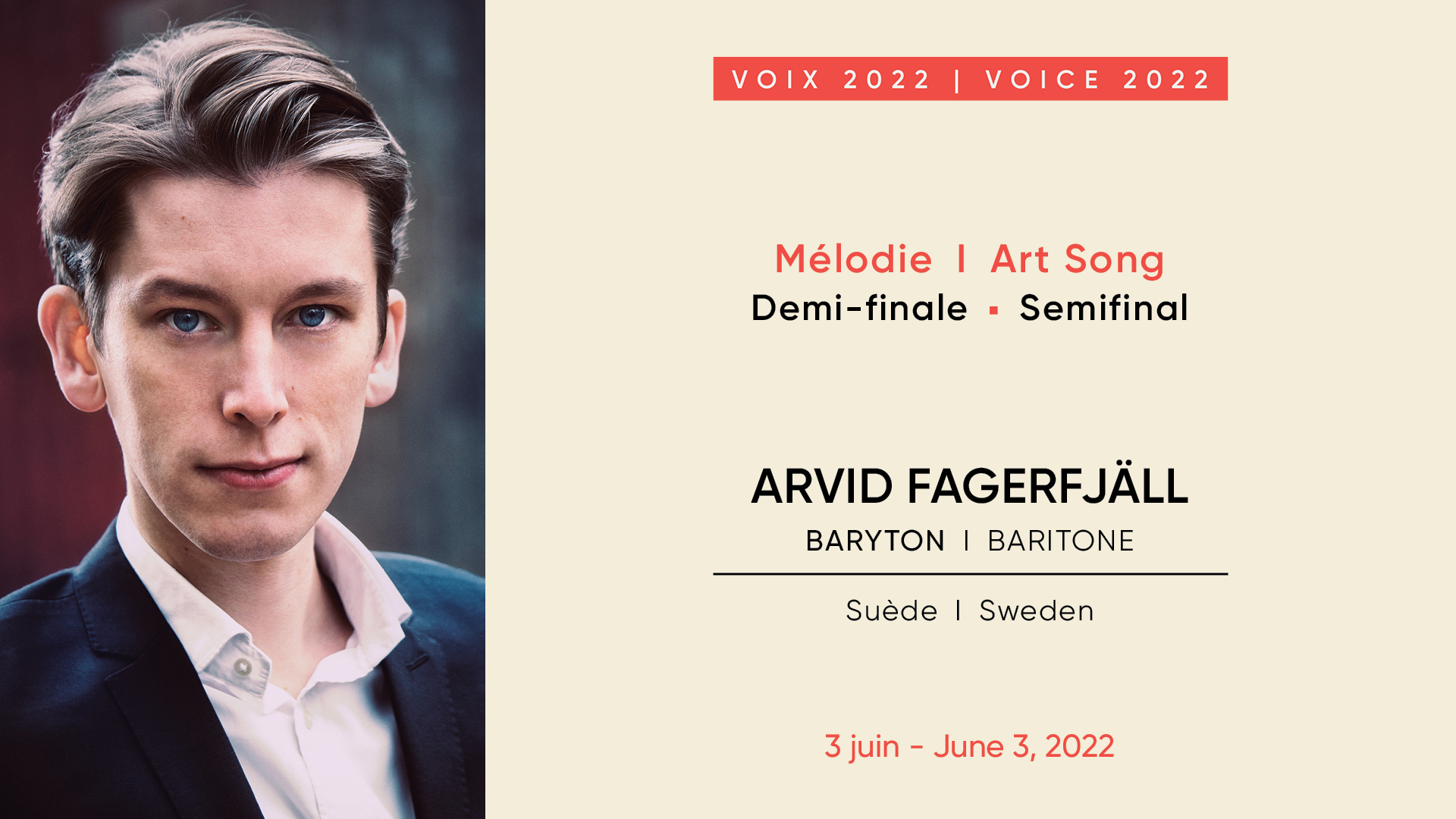 Arvid Fagerfjäll, baritone