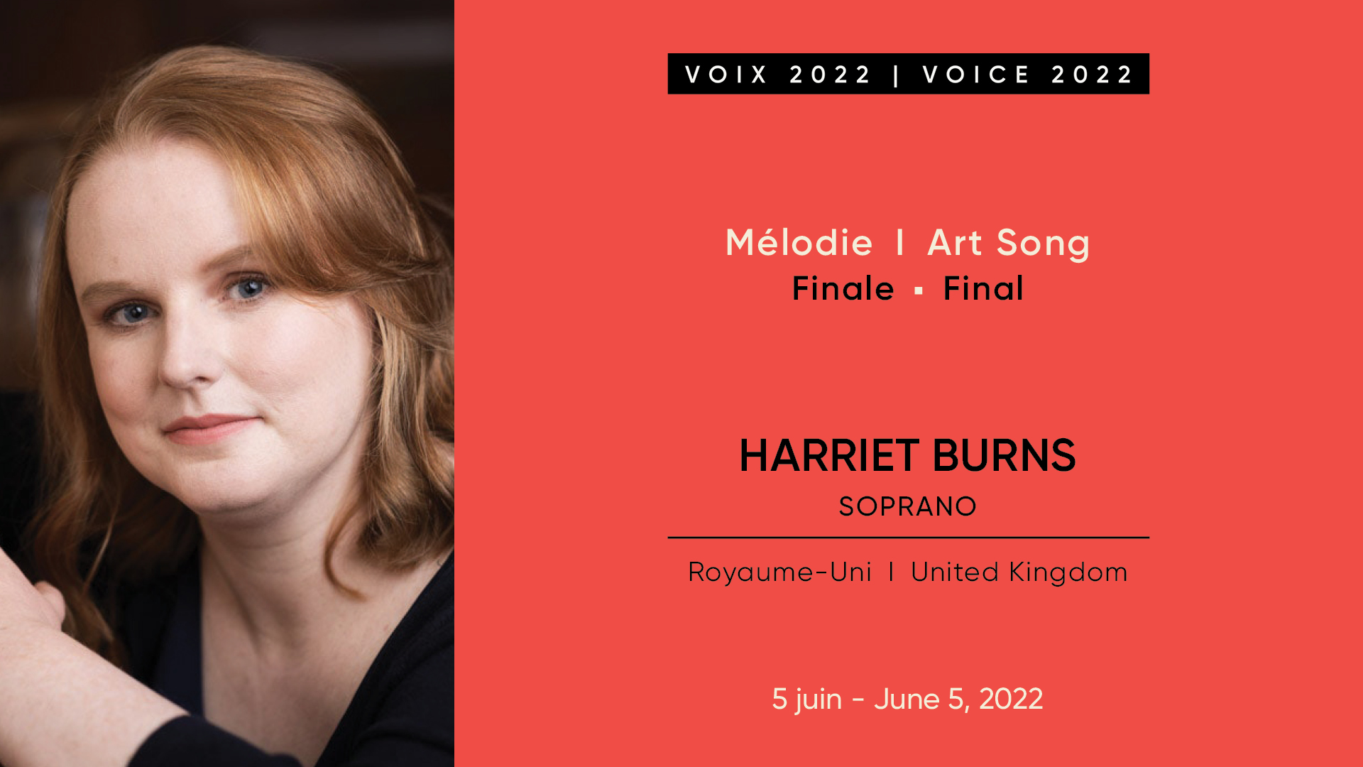 Harriet Burns, soprano